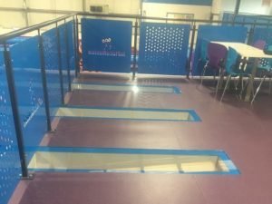 mezzanine flooring - glass deck inserts