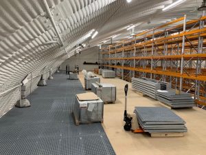 mezzanine floor - airfield hangar